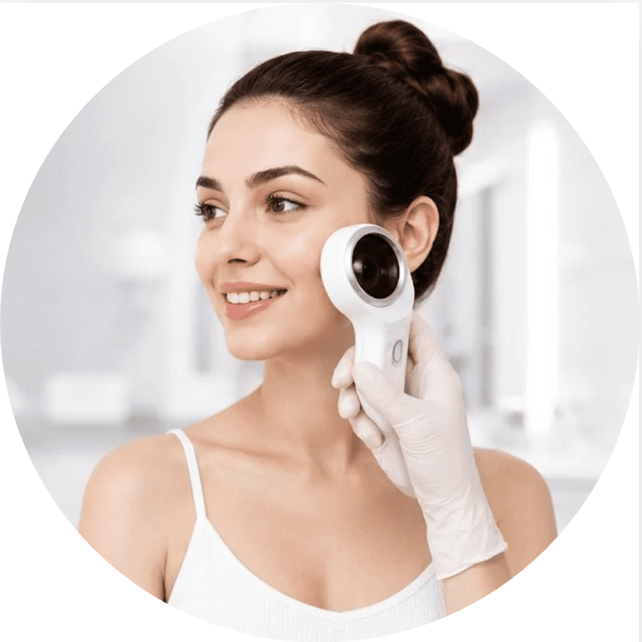 Skin analysis consultation at Awish Clinic