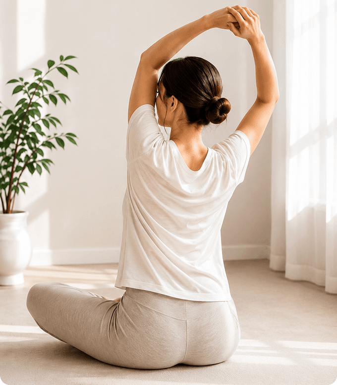 Breast reduction consultation lifestyle visual