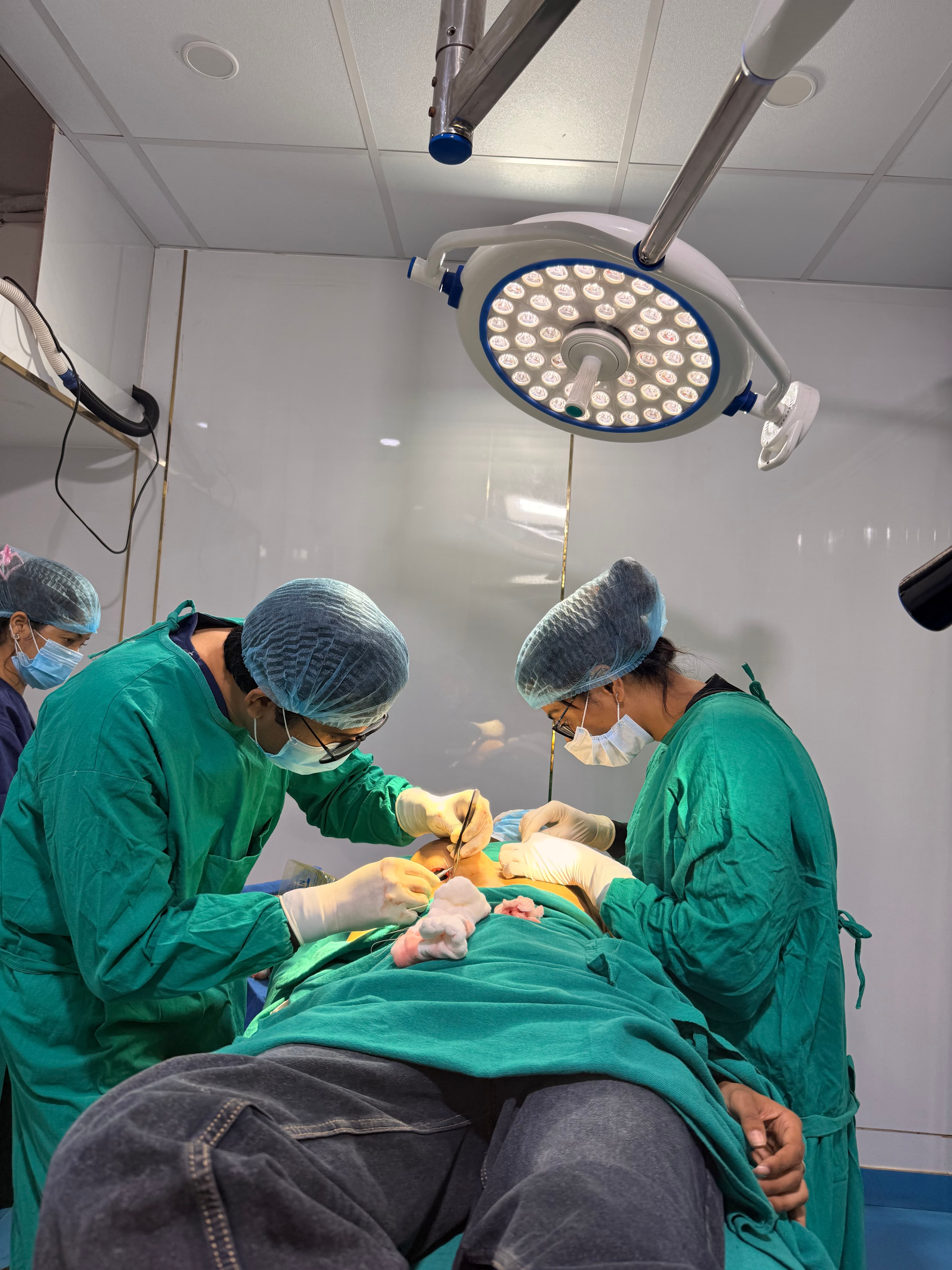 Treatment spaces at Awish Clinic