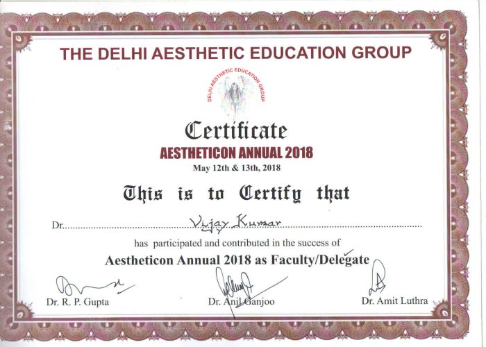 certificate 16th